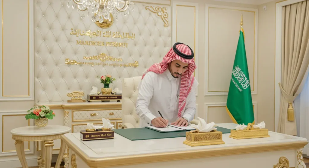 استخراج تصريح زواج سعودي